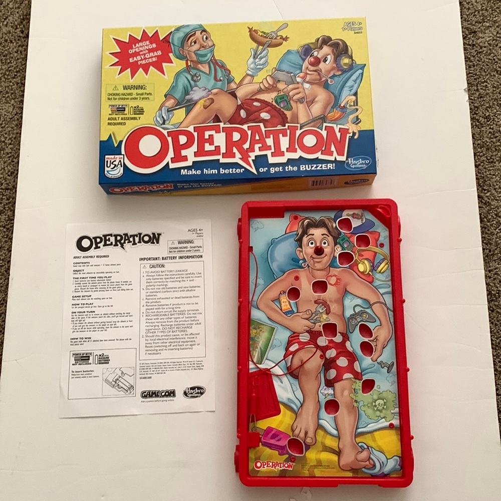 Hasbro’s game of operation